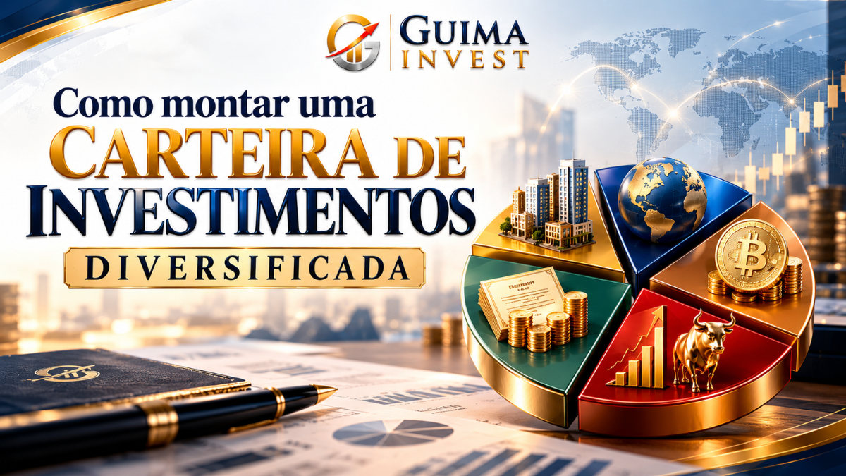 Como montar uma carteira de investimentos diversificada com diferentes classes de ativos